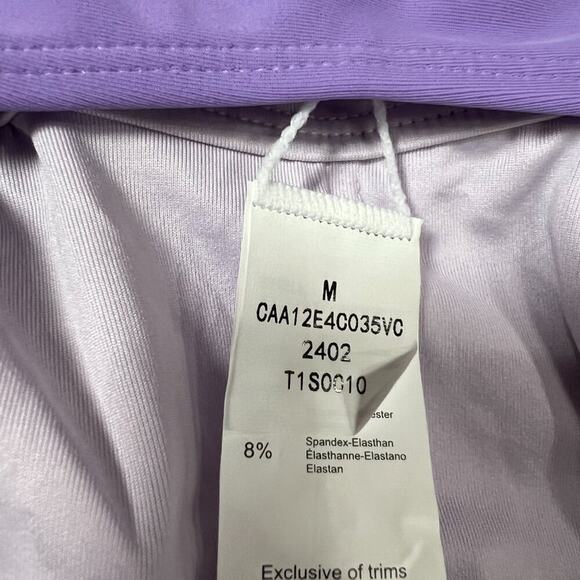 NEW CUPSHE X JoJo Escaping Lavender Scoop Neck One-Piece SIZE M - Picture 4 of 5